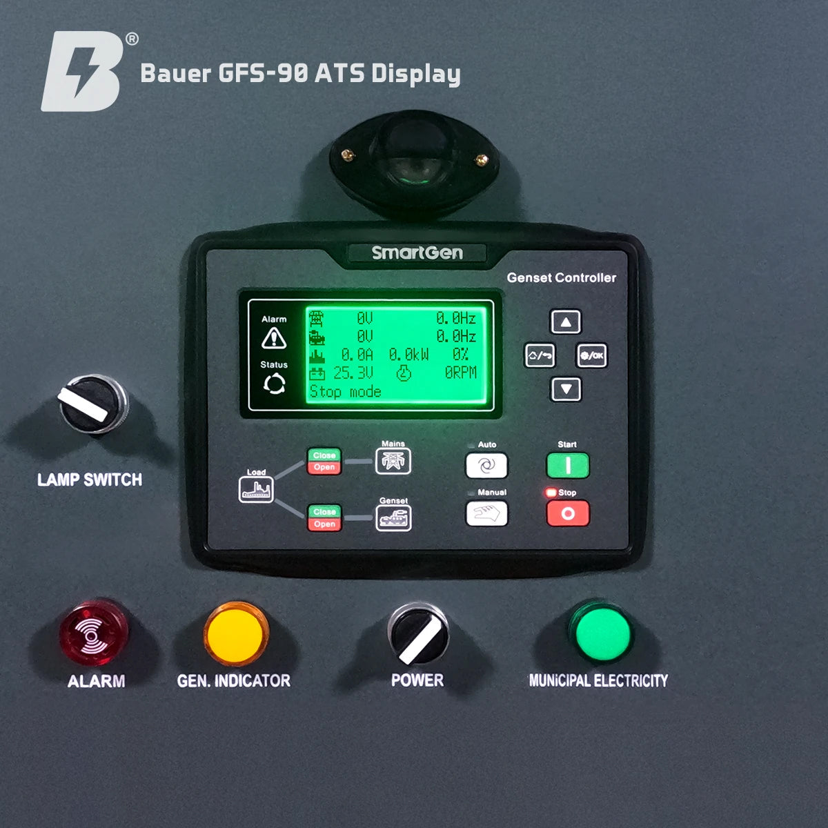 Bauer GFS-90 ATS, 90 kW/112,5 kVA Notstromgenerator / Notstromaggregat