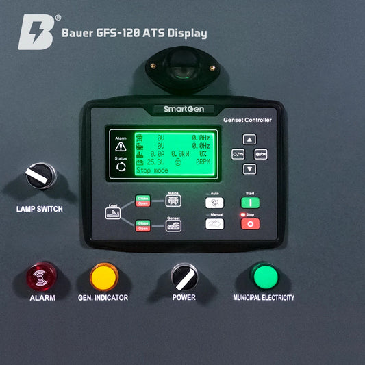 Bauer GFS-120 ATS, 120 kW/150 kVA Notstromgenerator / Notstromaggregat